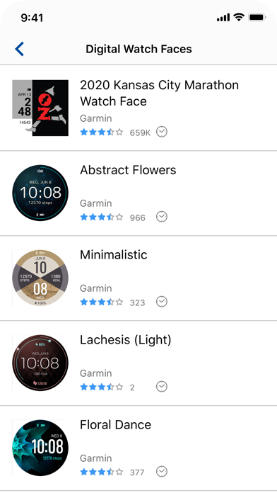 Garmin Connect IQ™ screenshot