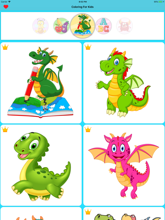 Fun Coloring Pages for Kids iPad screenshot 6 - Education app