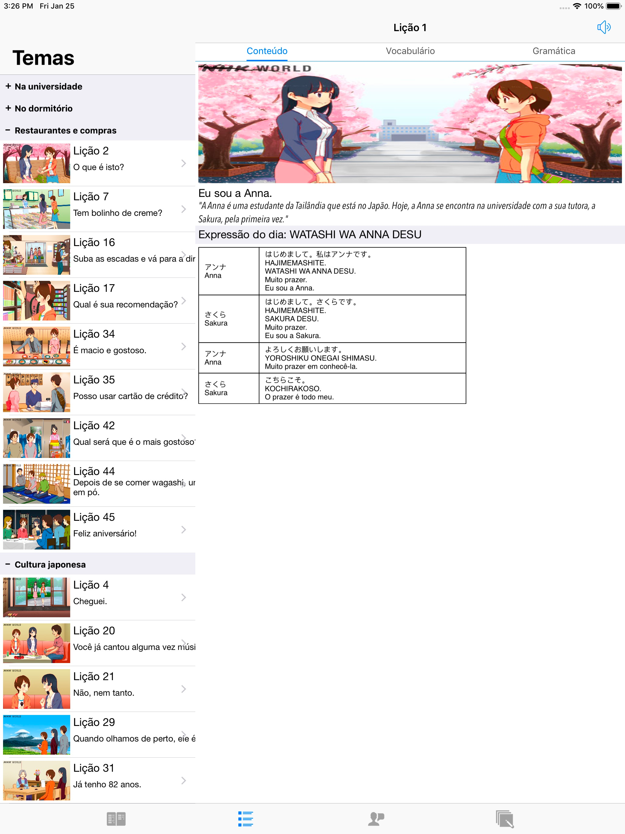 Aprenda japonês básico