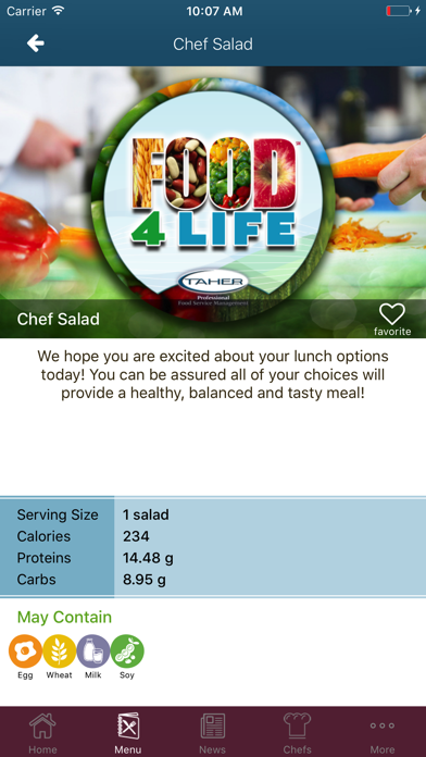 Taher - Food 4 Life Screenshot