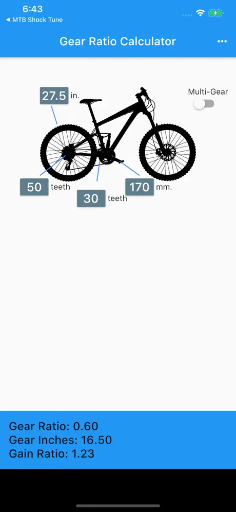 MTB Gear Ratio