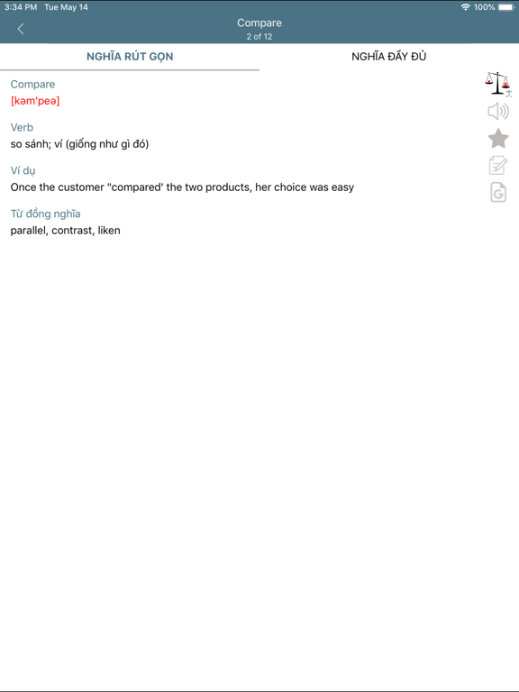 Screenshot #6 pour Học từ vừng TOEIC theo chủ đề