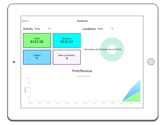 Rhombus POS iPad screenshot 3 - Business app