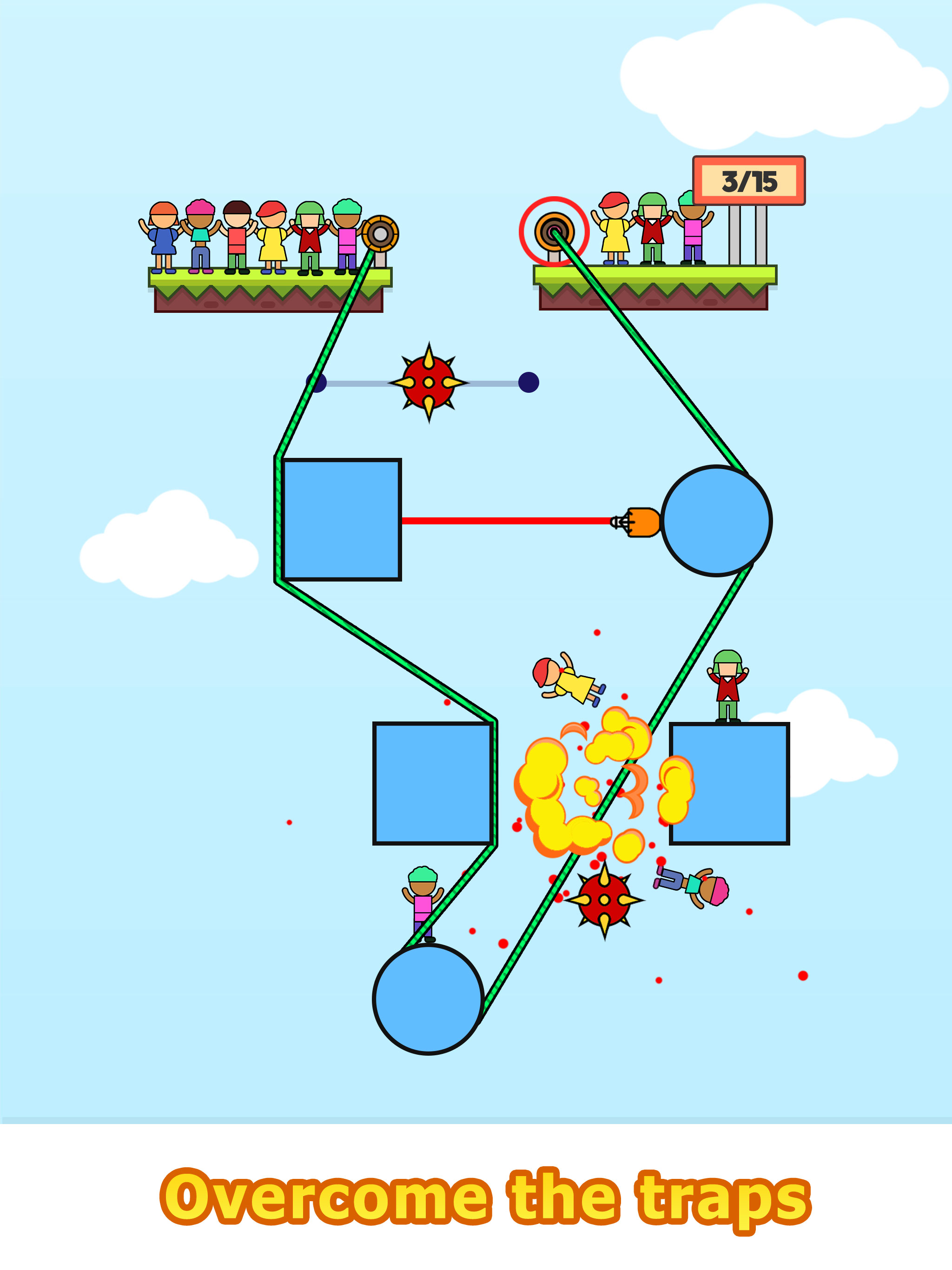 Rope Hero -Puzzle Physics Game