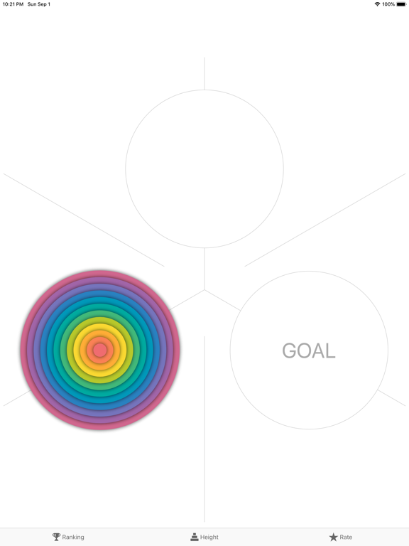Tower of Hanoi - Top View iPad screenshot