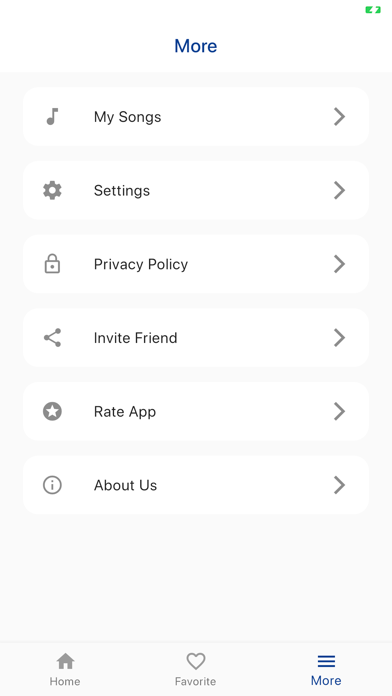 App screenshot