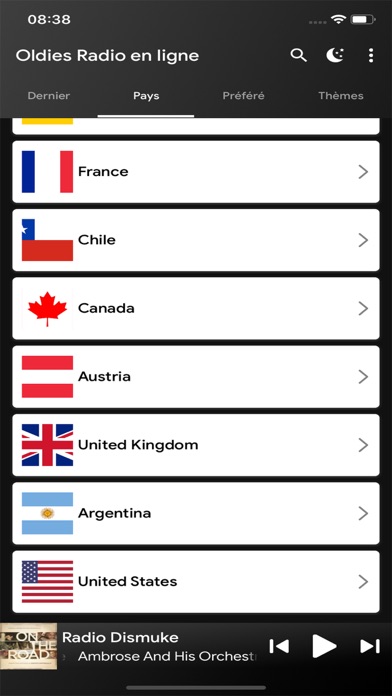 Screenshot #3 pour Radio Oldies en ligne