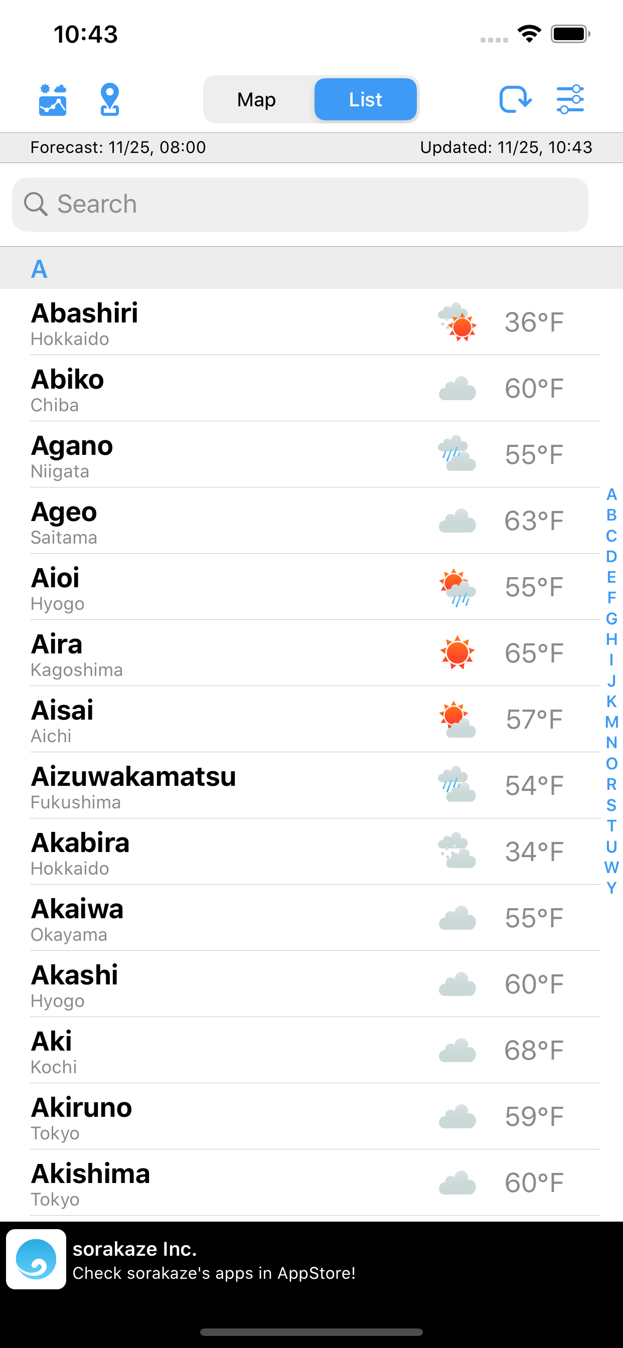 WeatherJapan