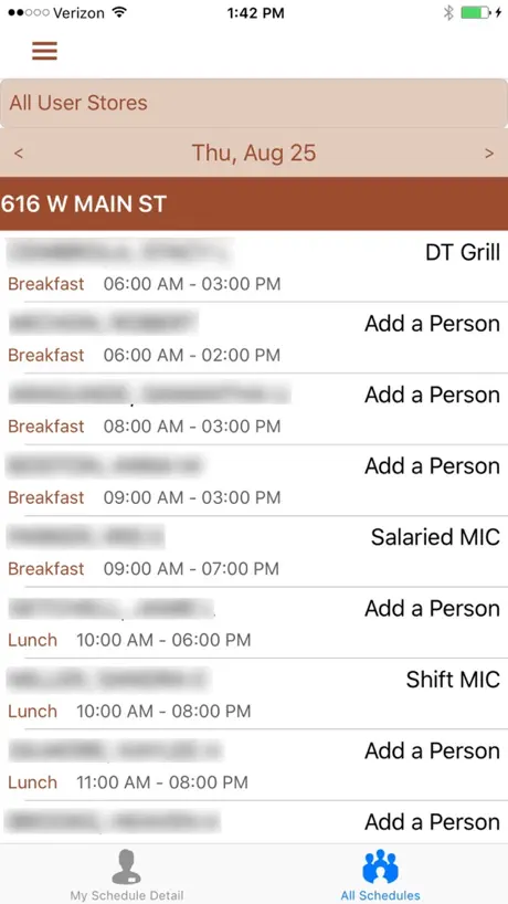 SmartLynX ScheduleIn