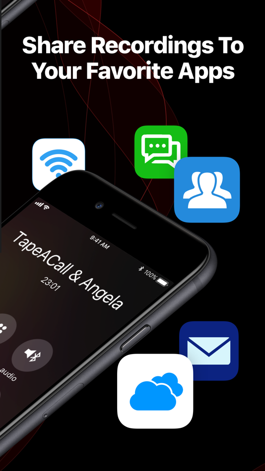 #4. TapeACall Pro: Call Recorder (iOS) Podle: Mosaic S.r.l.