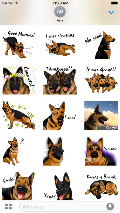 Screenshot #3 pour German Shepherd Dog Sticker