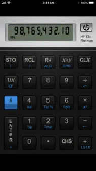 HP 12C Platinum Calculator iphone bilder 2