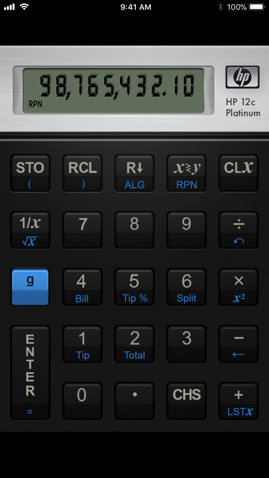 HP 12C Platinum Calculator Screenshot