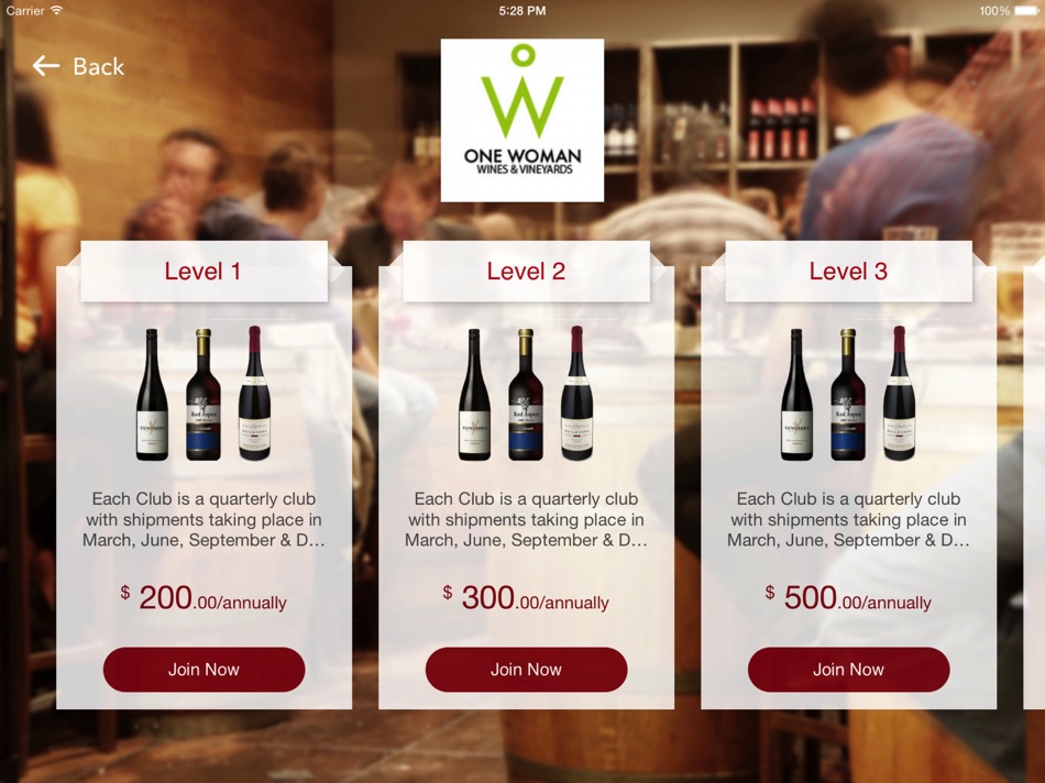 Wine Club Signups - 3.0 - (iOS)