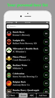 Beerista, the beer tasting app iphone bilder 1