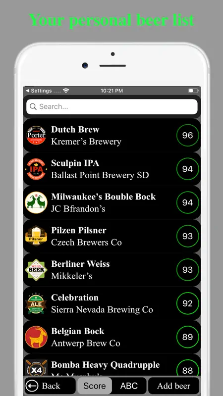 Beerista, the beer tasting app screenshot 2 of 8
