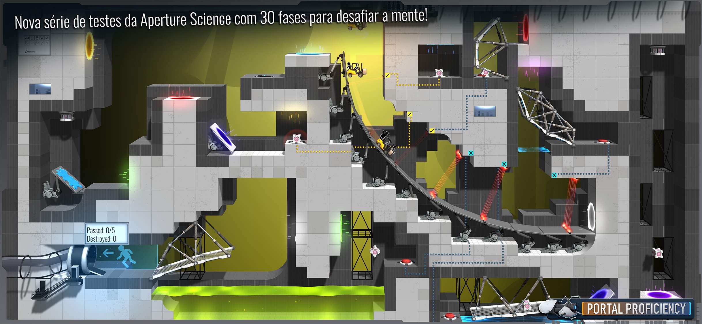 Screenshot do app Bridge Constructor Portal