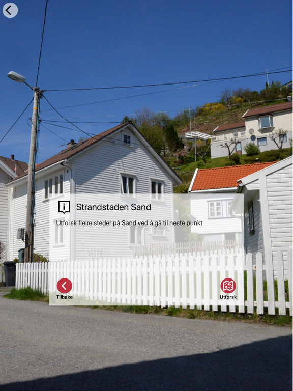 Ryfylkemuseet iPad screenshot