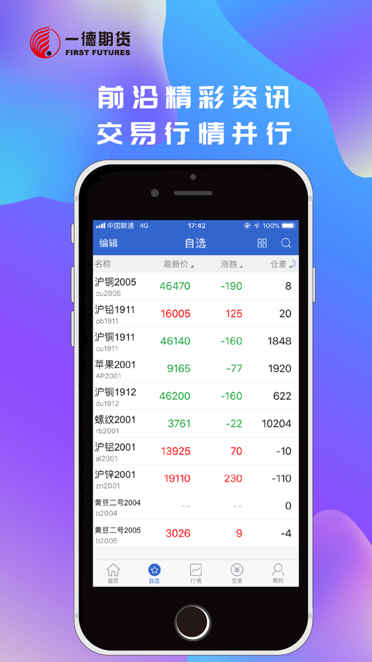 #2. 一德期货 (iOS) 由: 一德期货