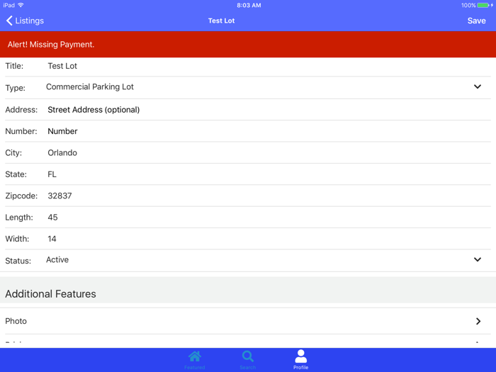 Parking Lot Rental by Owner