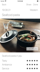 Food Diary - Photo & Story screenshot