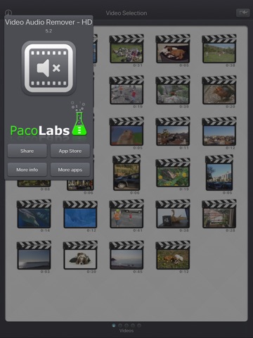 Video Audio Remover - HD iPad screenshot