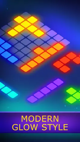 Game screenshot Glow Blocks: Neon Puzzle mod apk