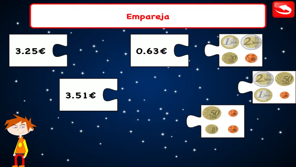 Captura de pantalla de Aprender Las Monedas: EURO en iPhone 4