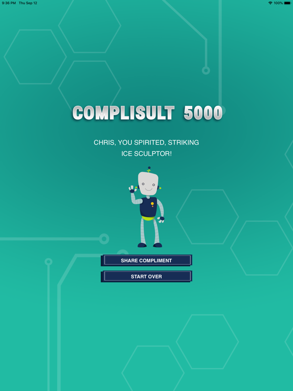 Complisult 5000 iPad screenshot 2 - Entertainment app