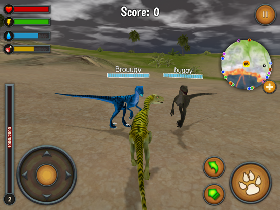 Raptor World Multiplayer iPad screenshot 5 - Games app