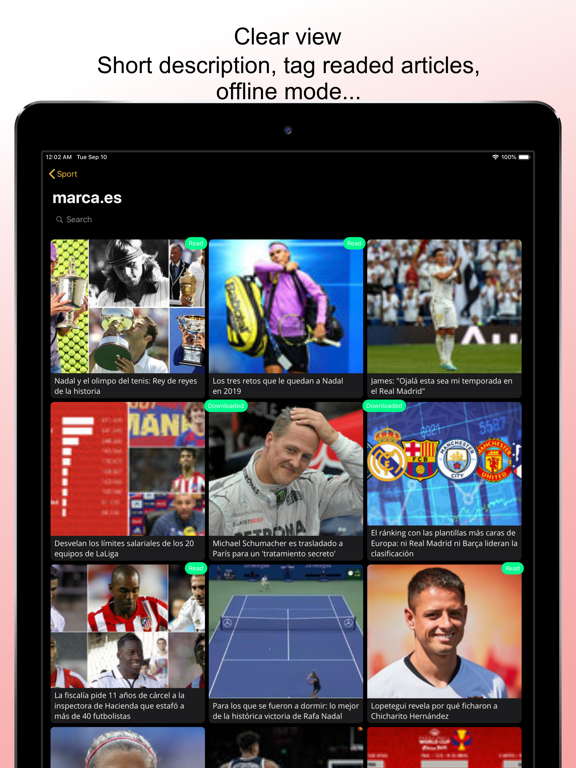 Screenshot #6 pour News es