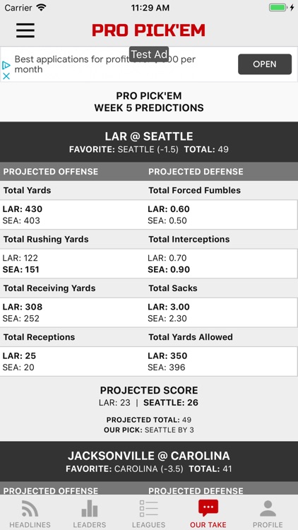 Pro Pick'em screenshot-4