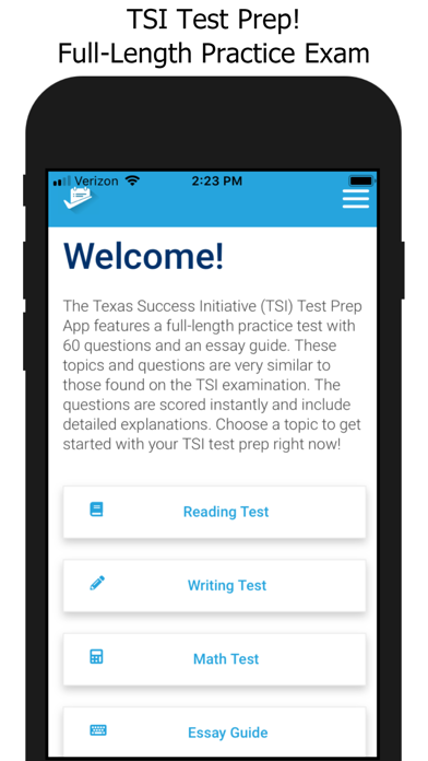 Screenshot #1 pour TSI Test Prep