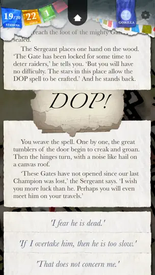 Sorcery! iPhone Screenshot 2