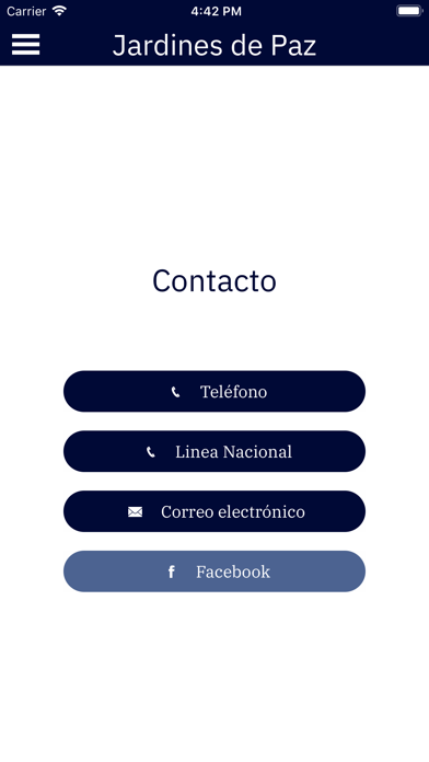 Jardines de paz screenshot