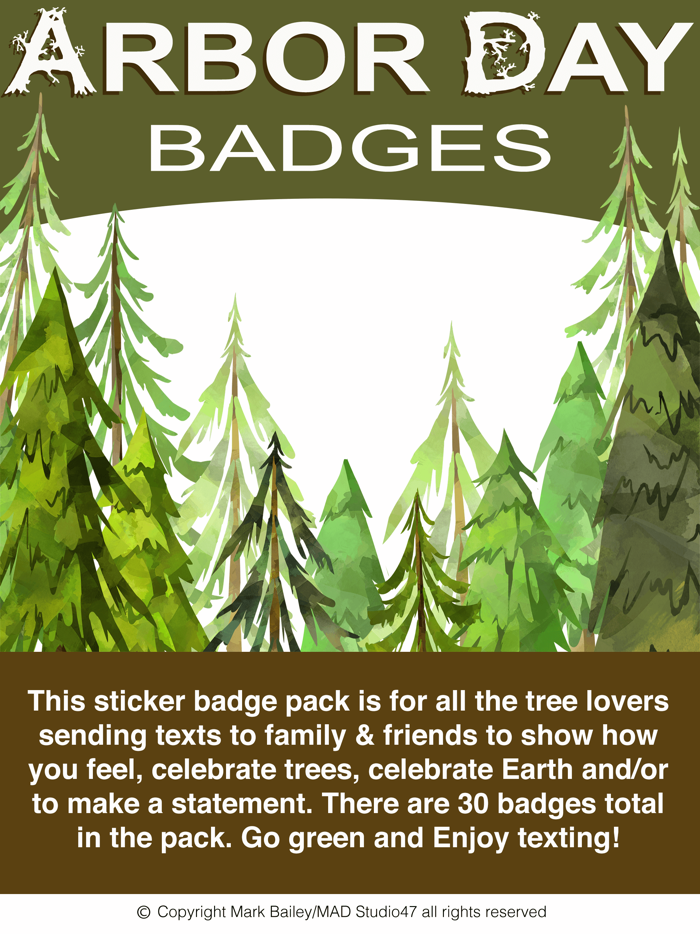 Arbor Day Badges
