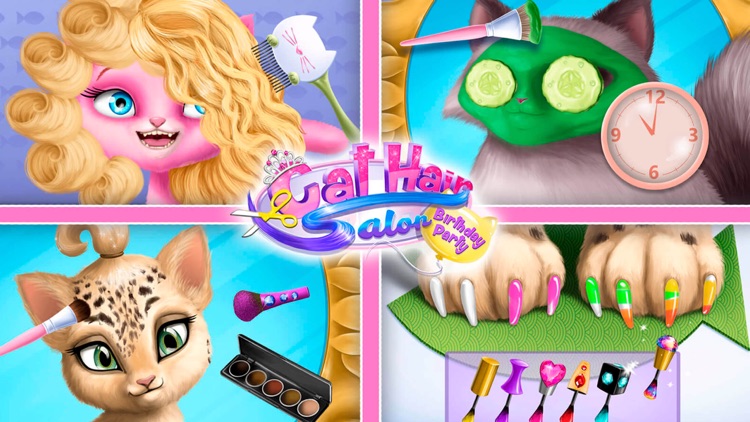 Cat Hair Salon Birthday Party