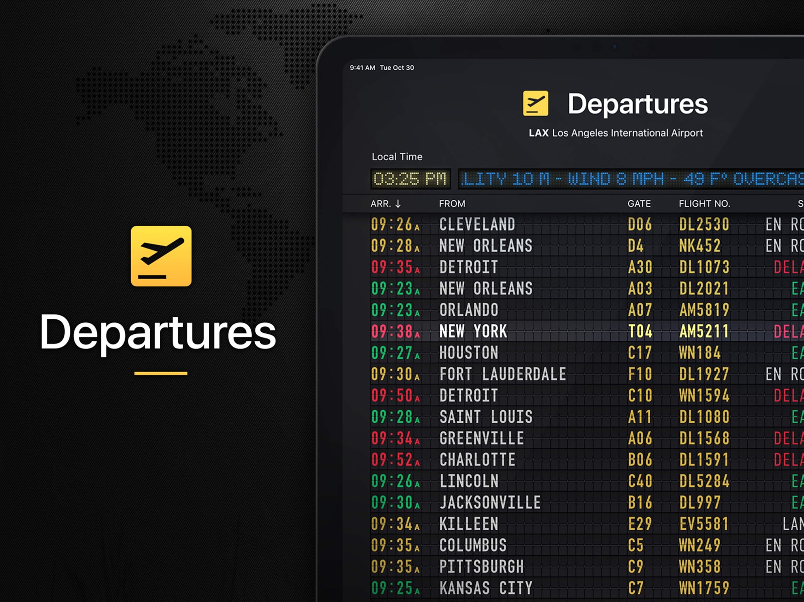 Flight Board ipad screenshot 1