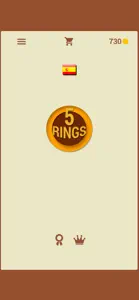 5 Rings Golden screenshot #1 for iPhone