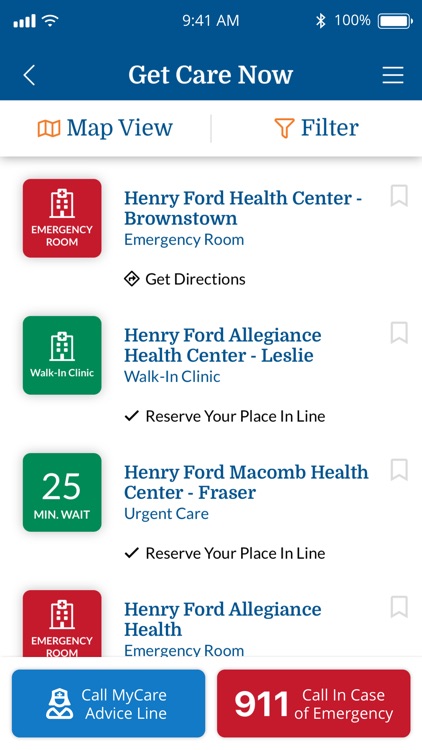 Henry Ford Get Care Now