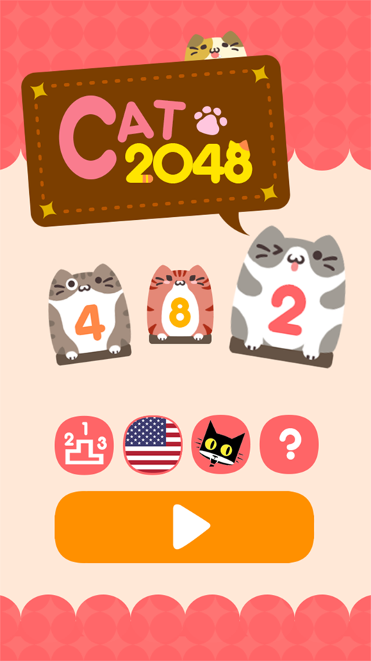 #1. 2048 CAT (iOS) Podle: Millo Games Inc.