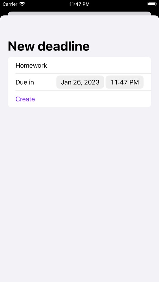 #3. Deadlines - Deadline Tracker (iOS) 由: Jack Devey