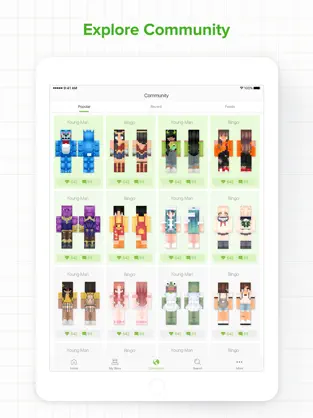 Screenshot 5 Skinseed for Minecraft Skins iphone