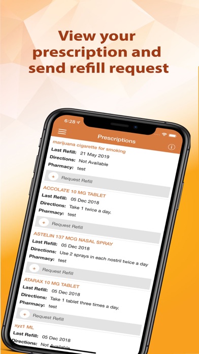 IMS Patient App Screenshot
