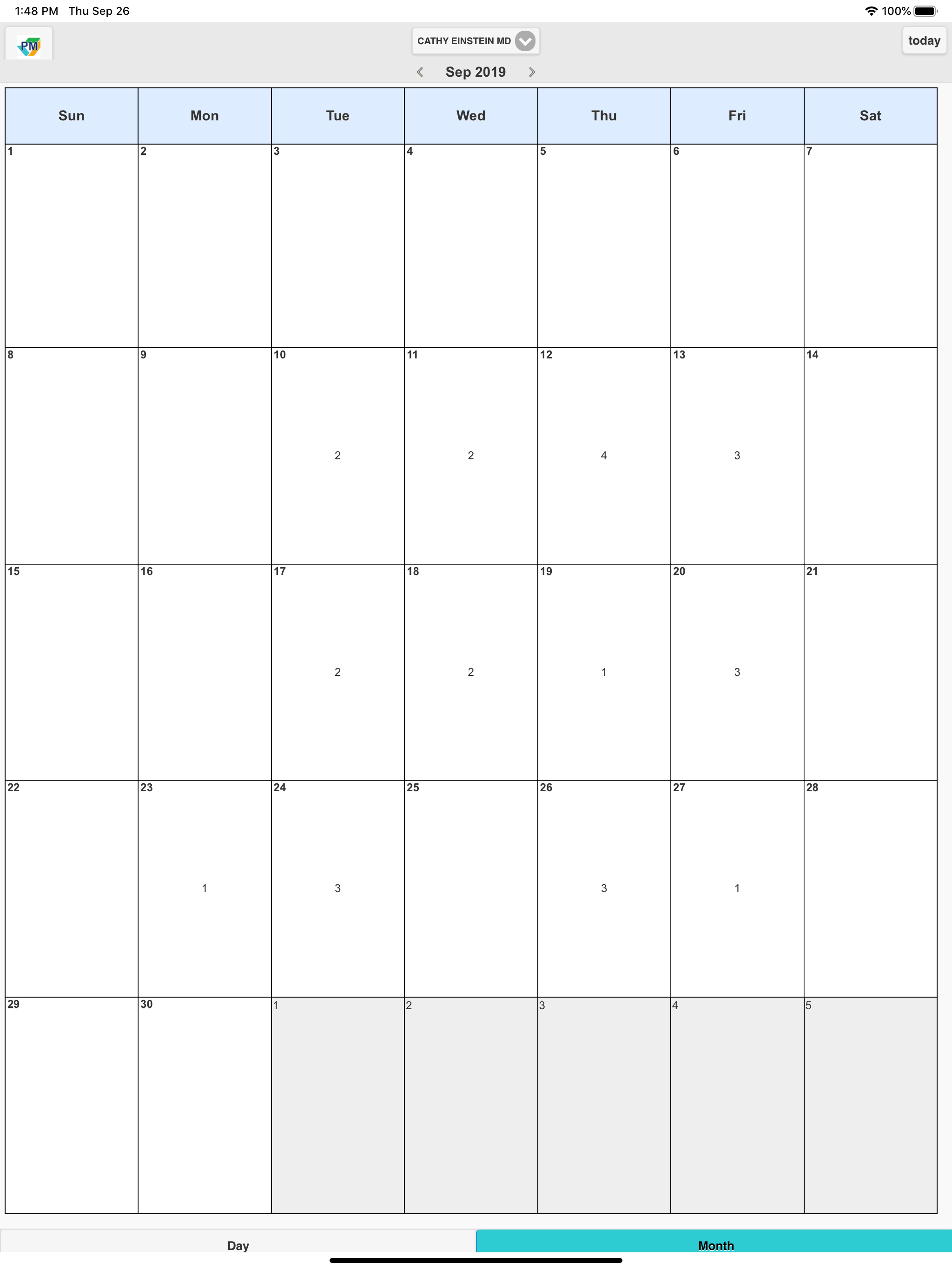Sevocity Schedule