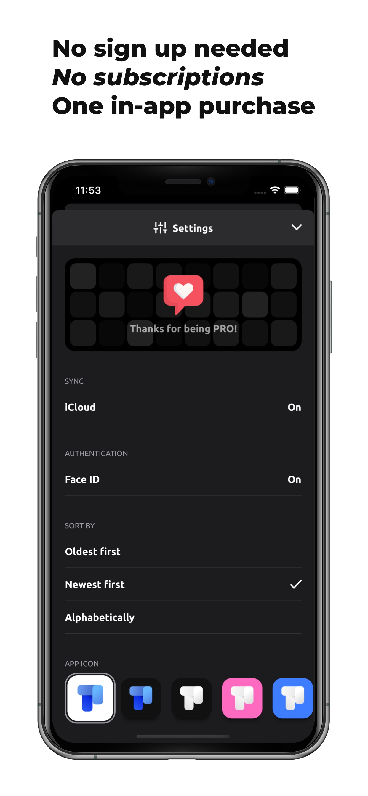 Pinc - Manage Pin & Pass Codes screenshot 5