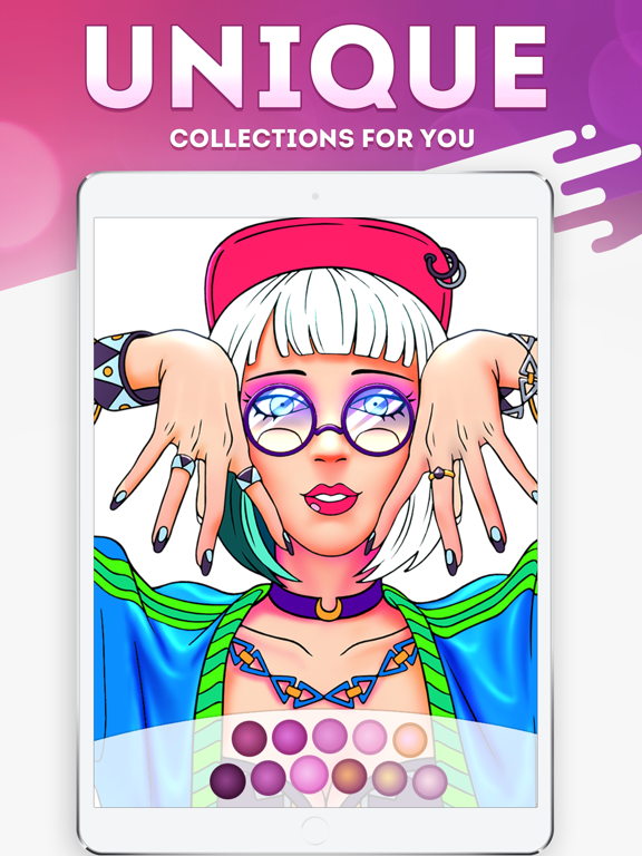 Magic Coloring - Paint Book iPad screenshot