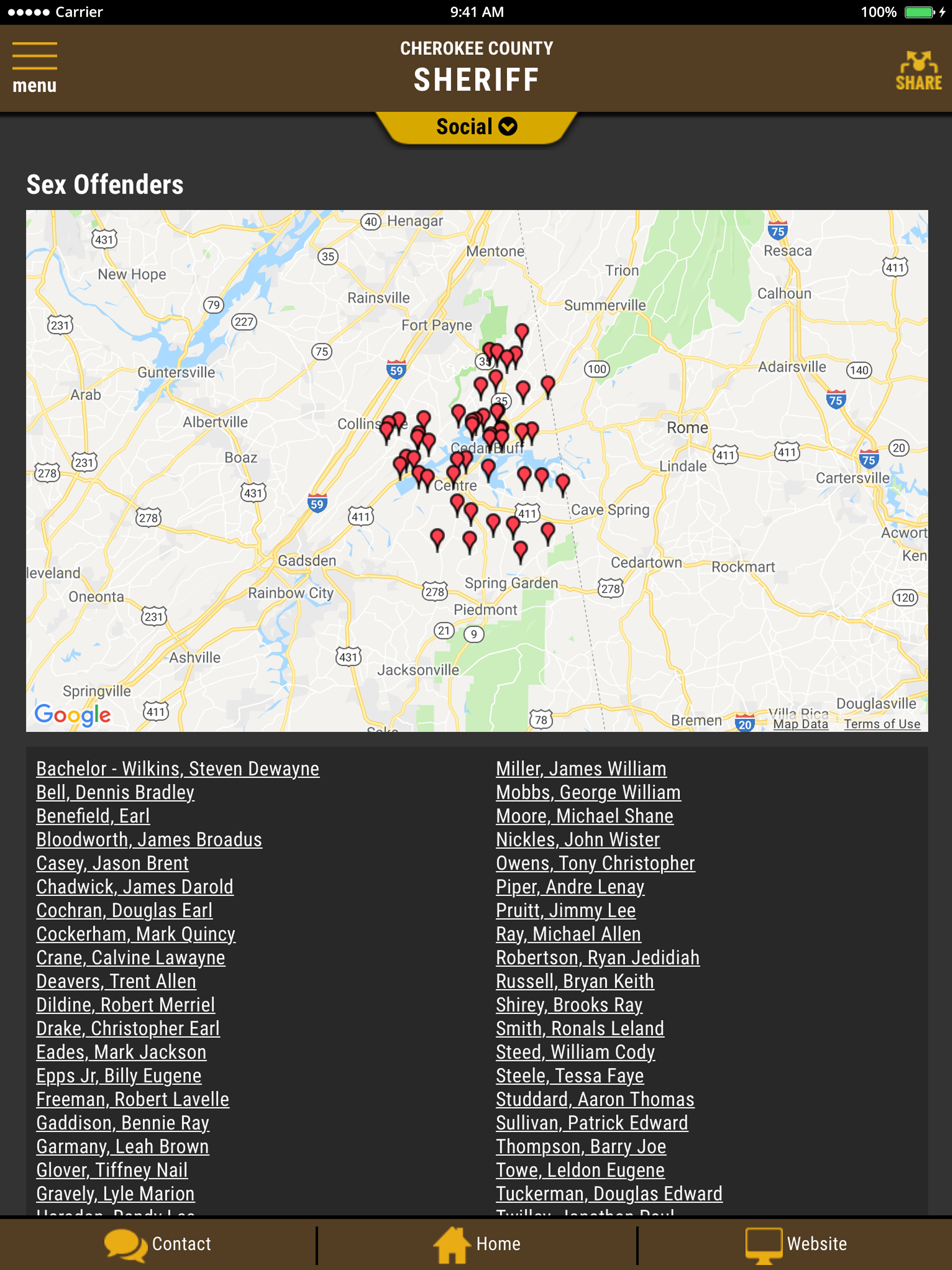 Cherokee County AL Sheriff screenshot 9