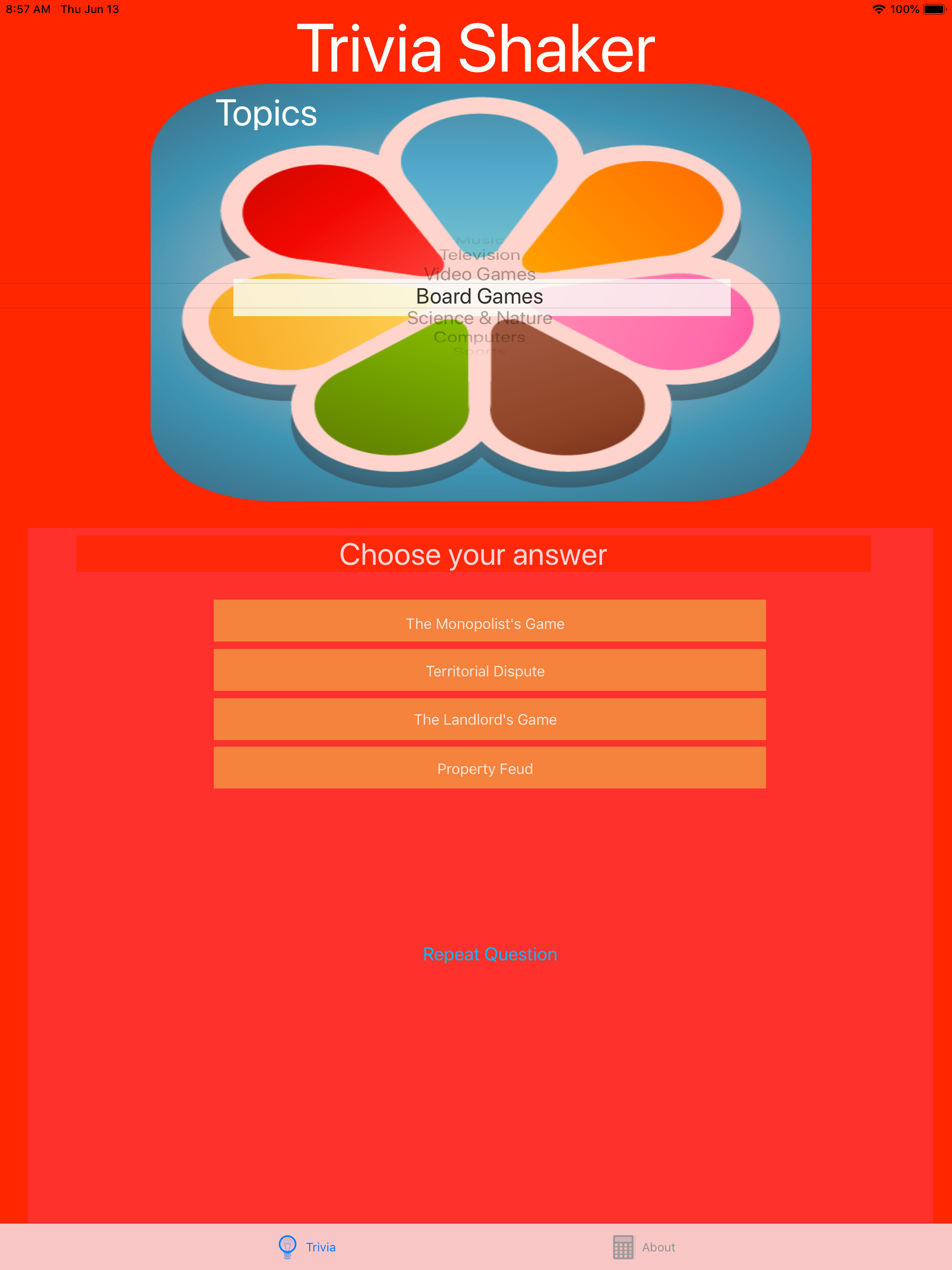 TriviaShaker screenshot 7