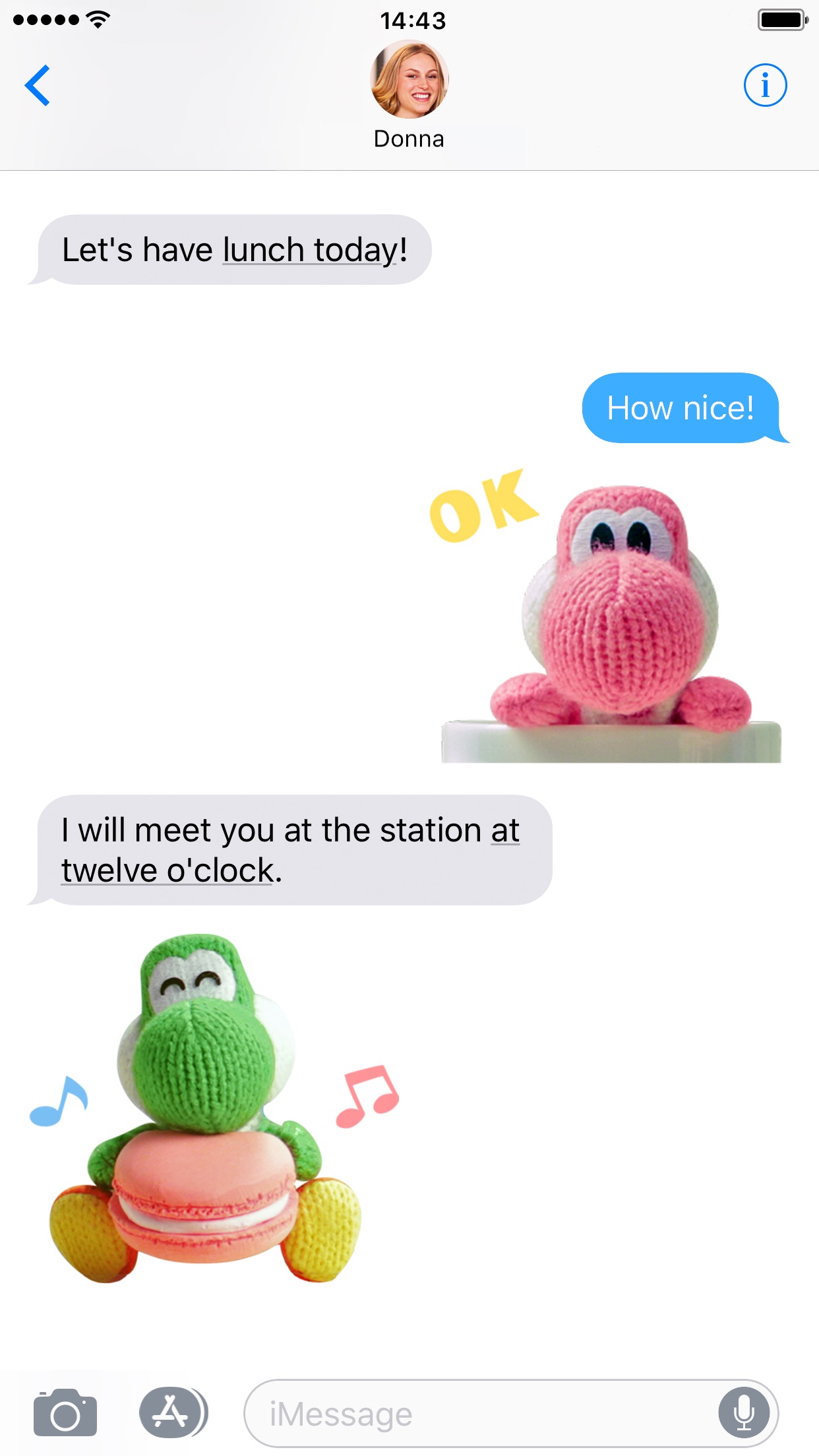 Screenshot 3 of Yarn Yoshi & Poochy Stickers